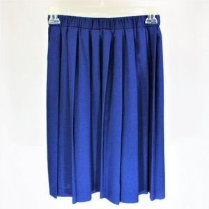 Andre Barreau | Blue Long Pleated Skirt